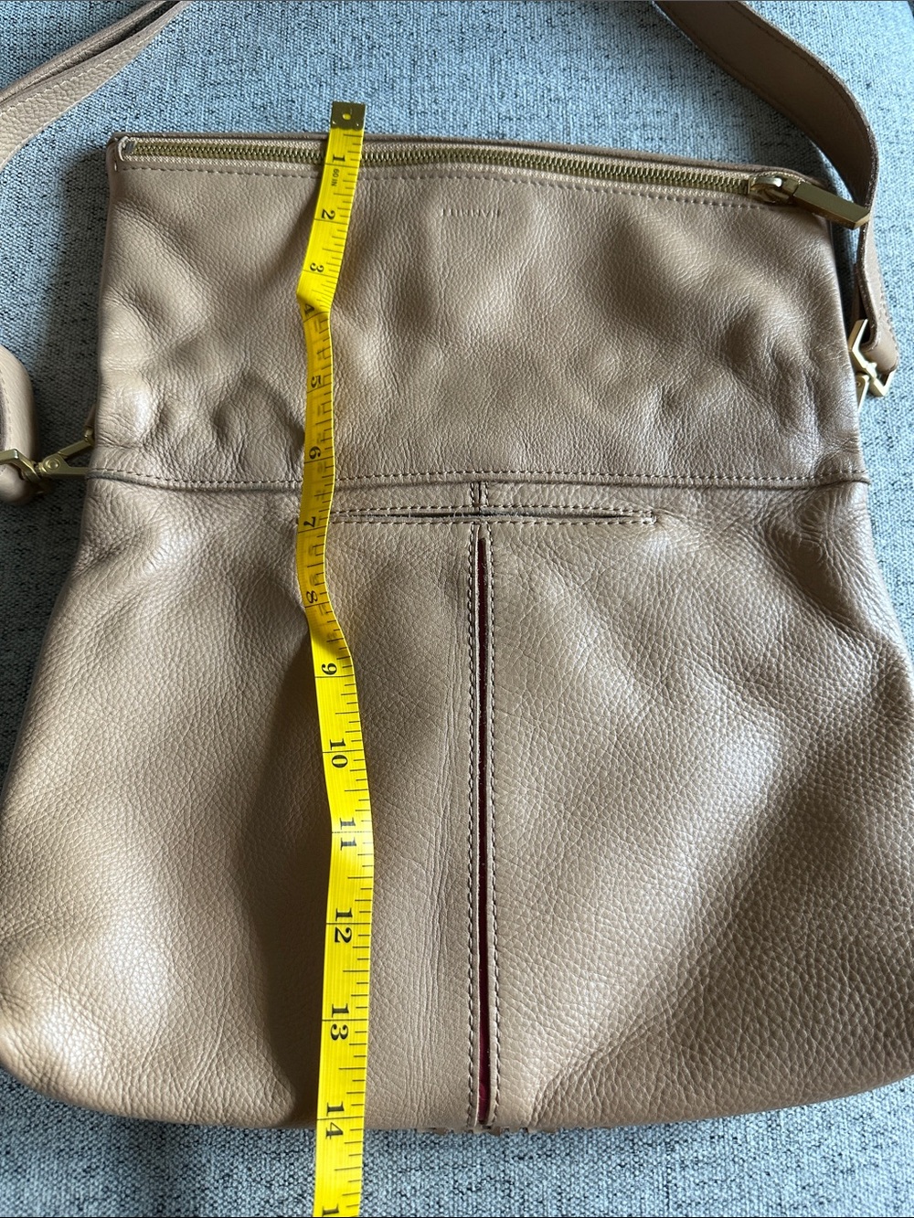 Hammitt Tan Laser-Cut Fold-Over Crossbody - Picture 5 of 6